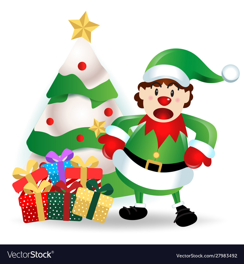 Merry christmassanta claus cute cartoon