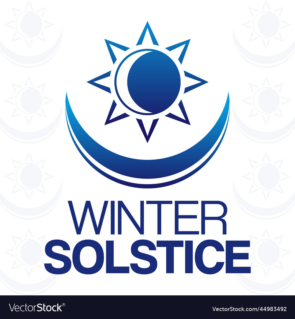 Winter solstice holiday Royalty Free Vector Image