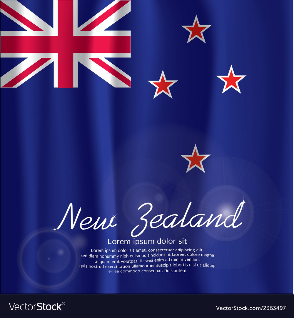 New zealand flag curtain