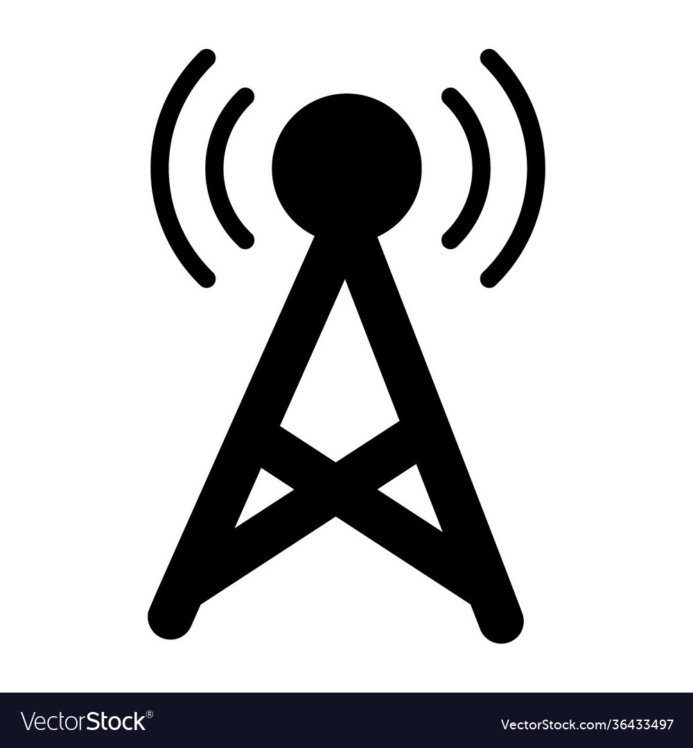 Wifi antenna Royalty Free Vector Image - VectorStock