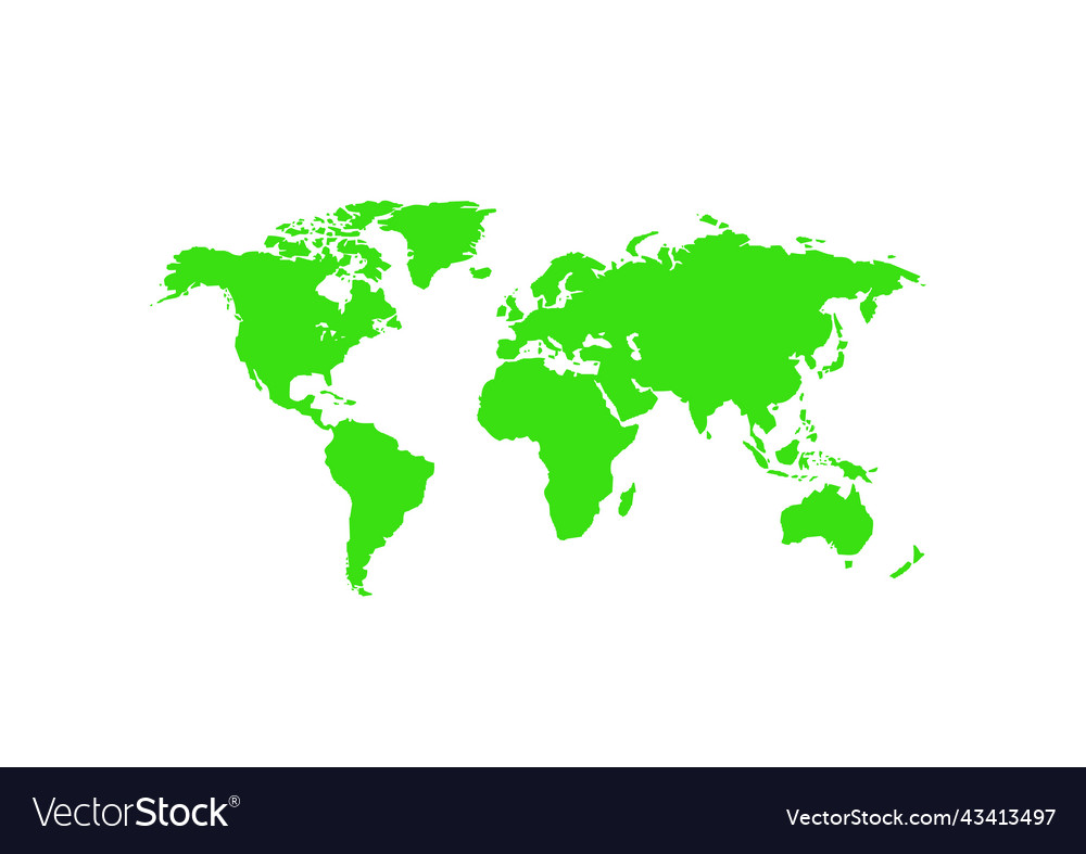 World Map Design Royalty Free Vector Image - Vectorstock