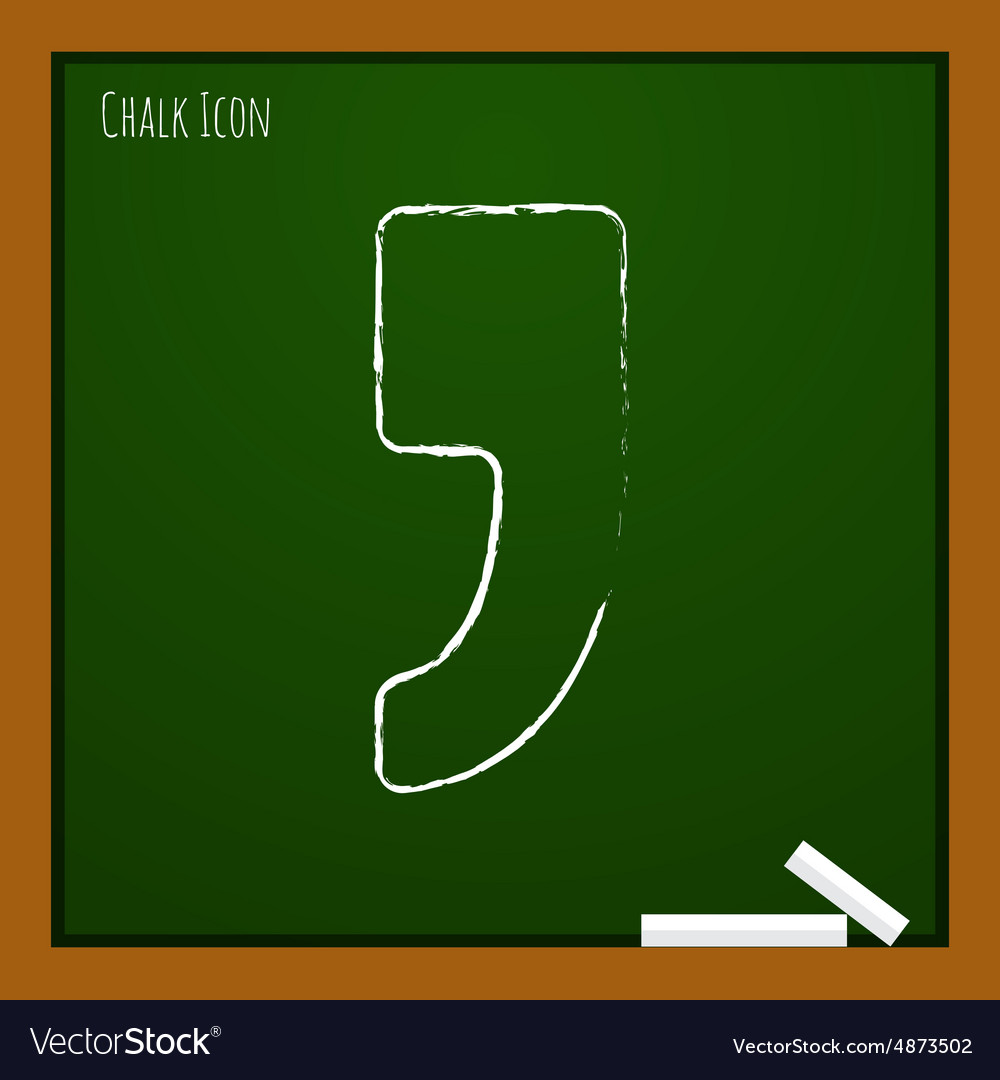 Comma icon eps10