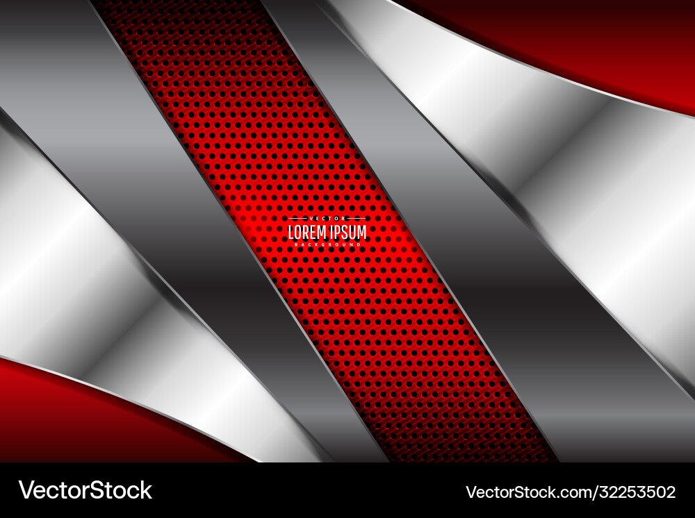 Red metallic background Royalty Free Vector Image
