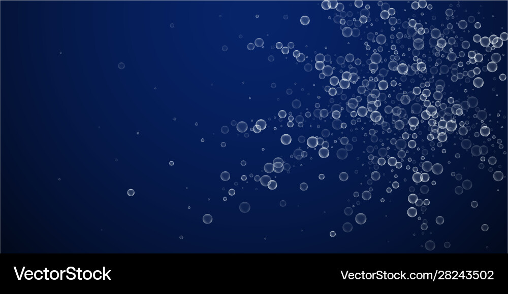 Soap bubbles abstract background blowing bubbles Vector Image