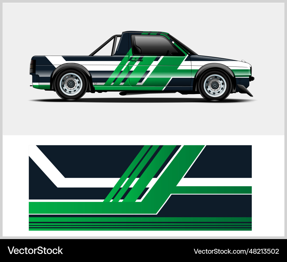 Vinyl wrap business for car wrap design Royalty Free Vector