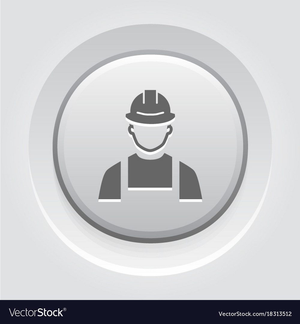 Engineer icon man in hard hat buider symbol Vector Image