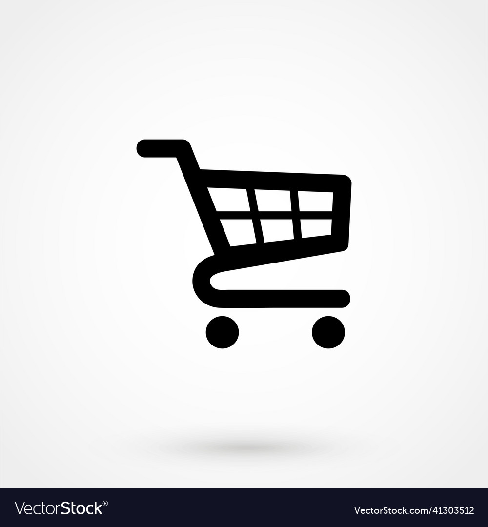 Shopping cart icon Royalty Free Vector Image - VectorStock