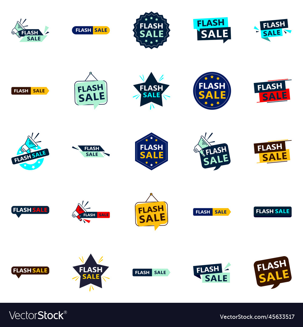 25 customizable designs in the flash sale pack