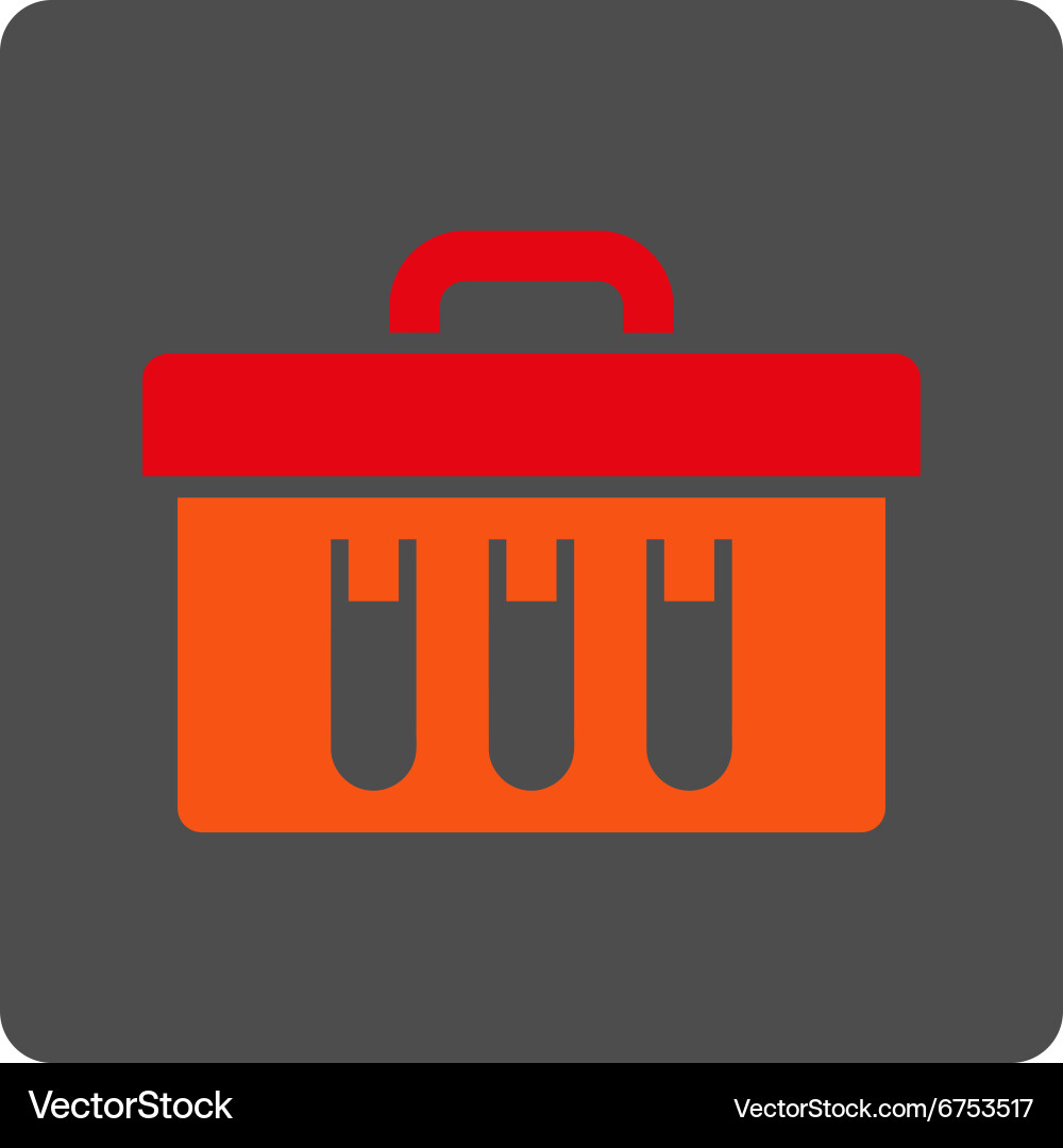 Analysis rounded square button Royalty Free Vector Image