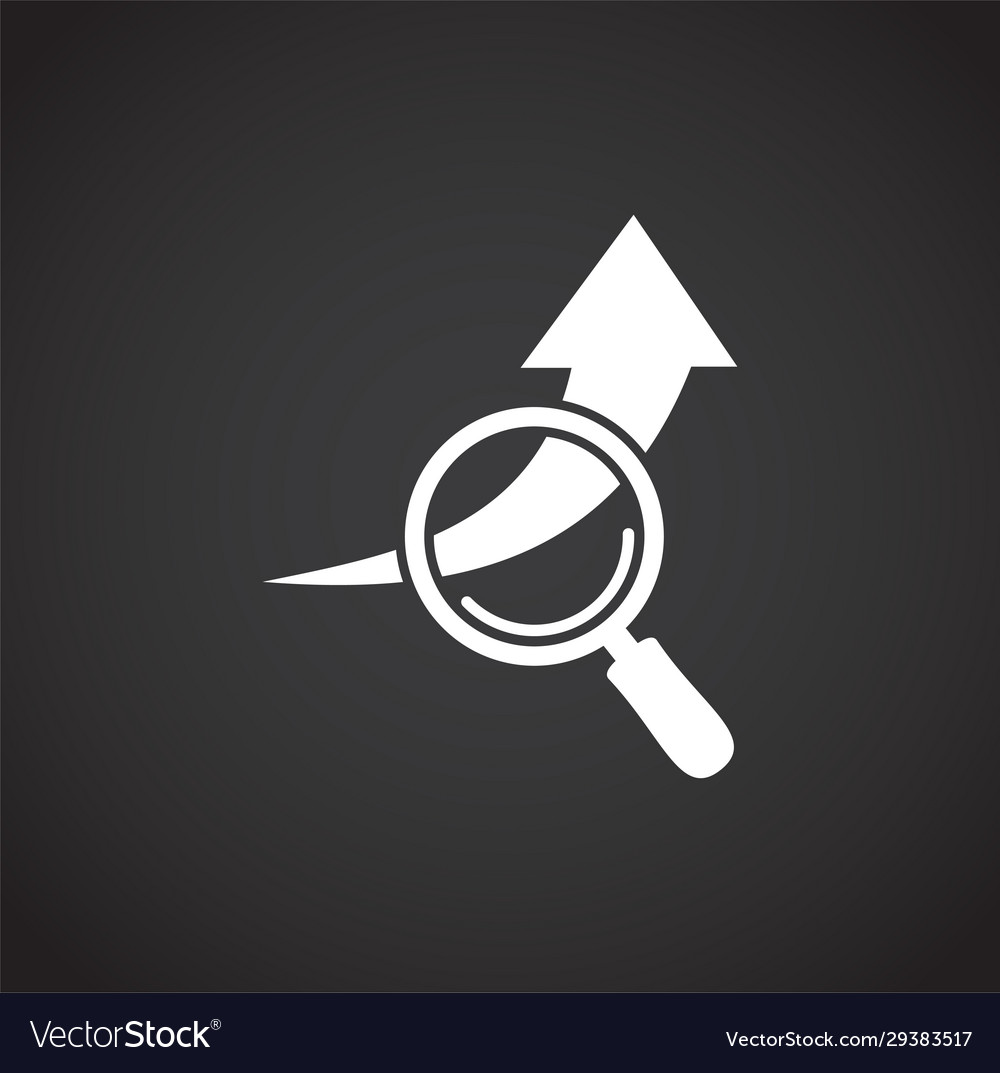 High performance related icon on background