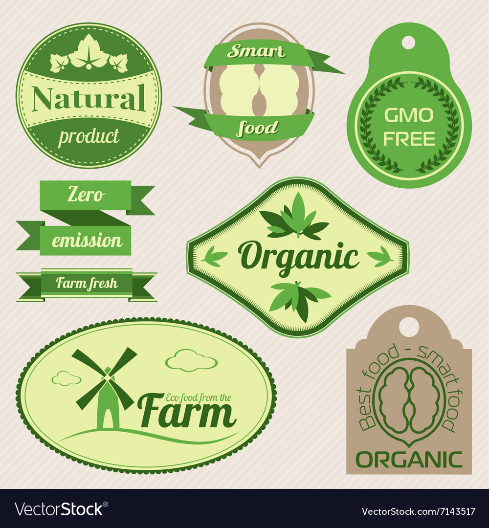 Organic labels and elements