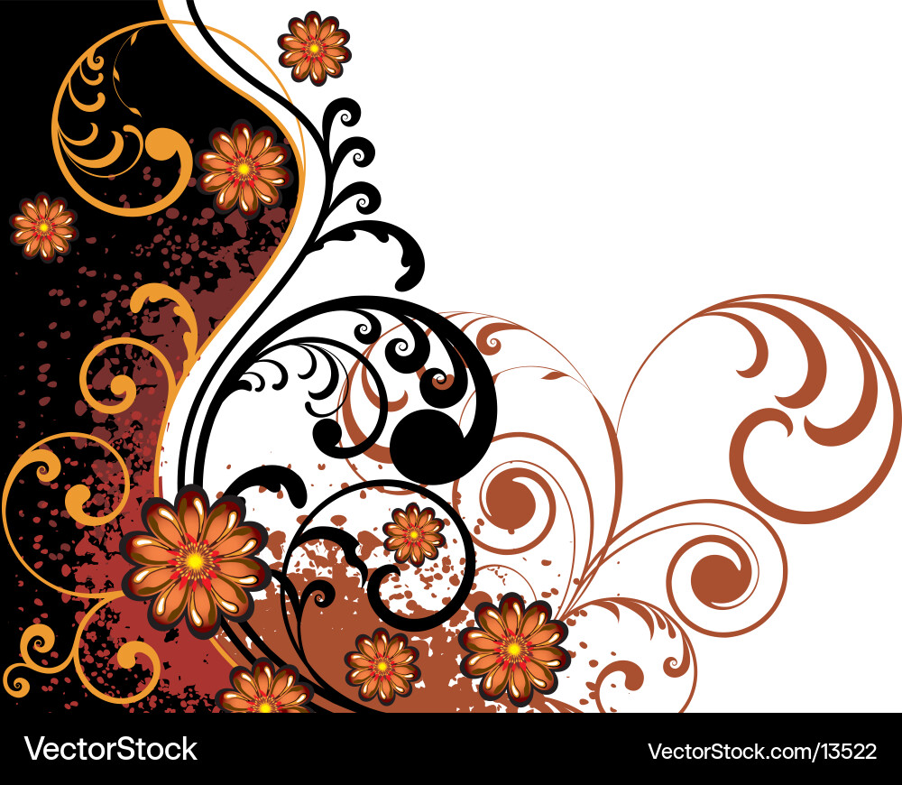 Flowers background Royalty Free Vector Image - VectorStock