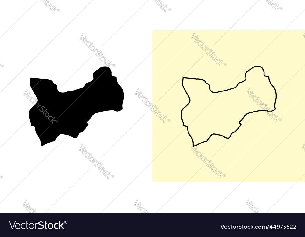 Mus map turkey asia filled and outline map designs