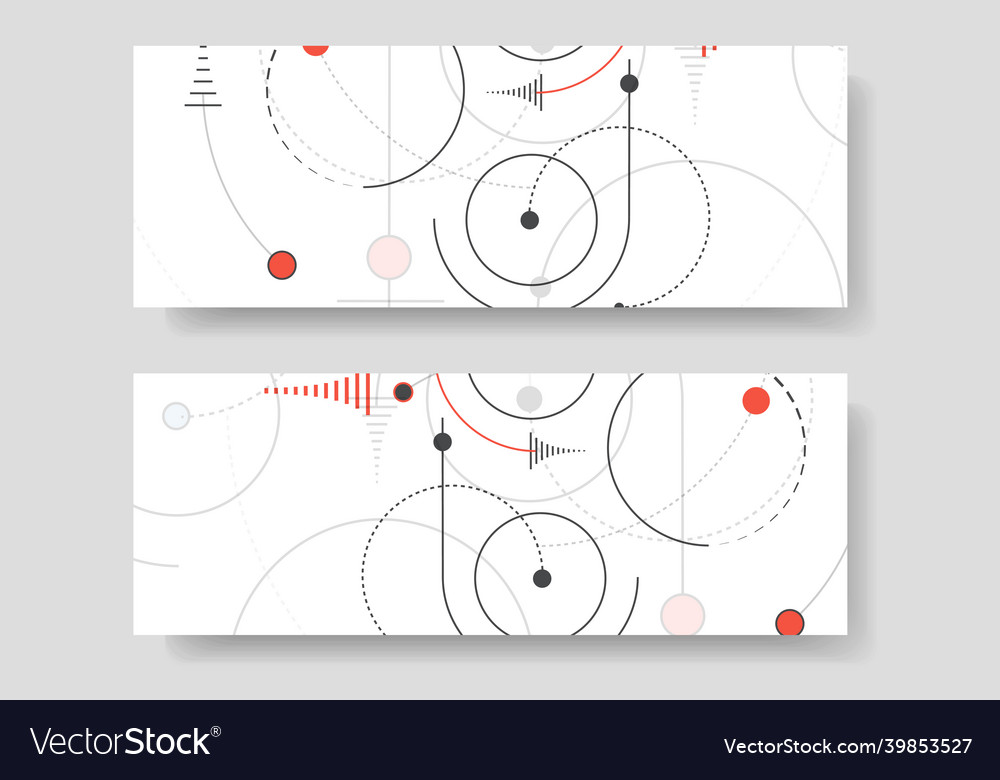 Abstract circles group concept modern