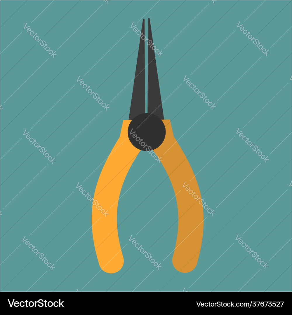 Construction tools flat design Royalty Free Vector Image