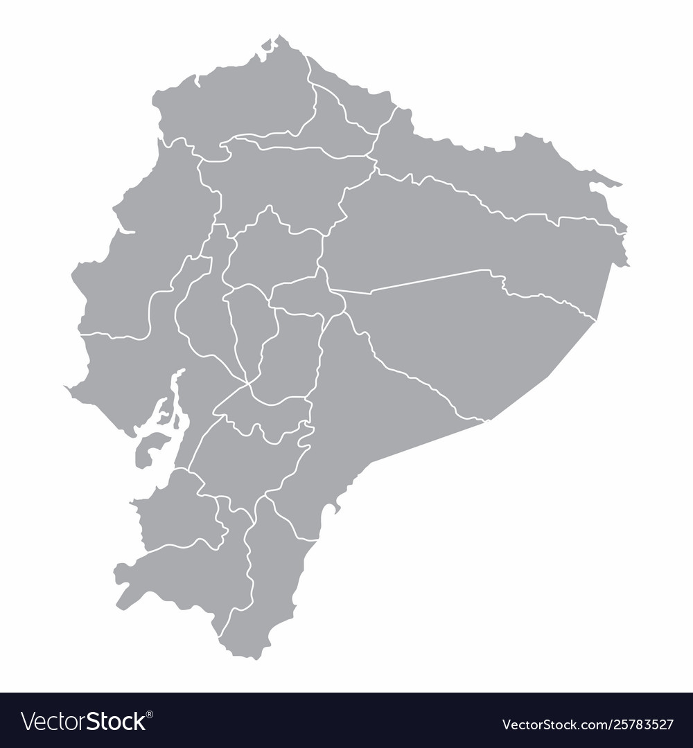 Ecuador Provinces Map Royalty Free Vector Image Ecuador Provinces Map Royalty Free Vector Image