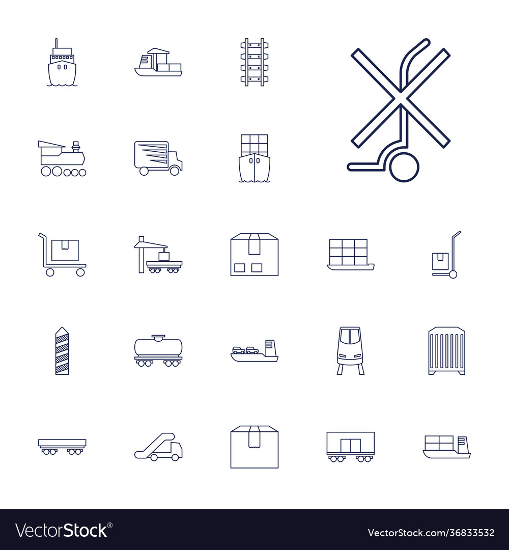 22 freight icons