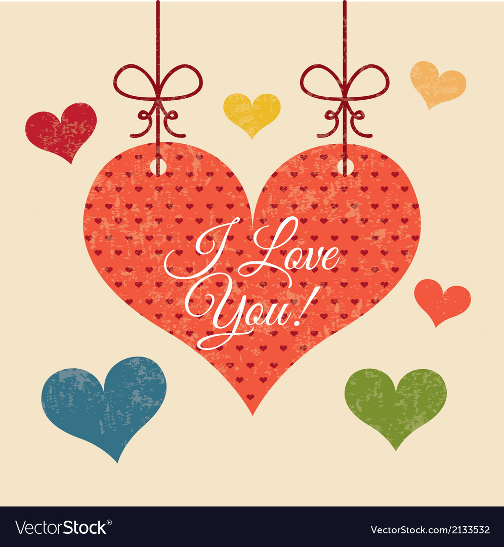 Love design over pink background Royalty Free Vector Image