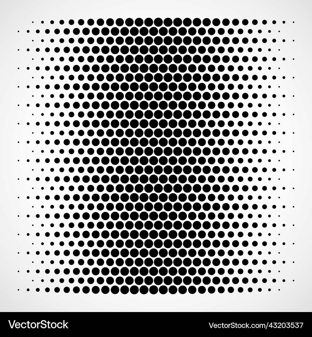 Abstract seamless pattern with dots modern black Vector Image