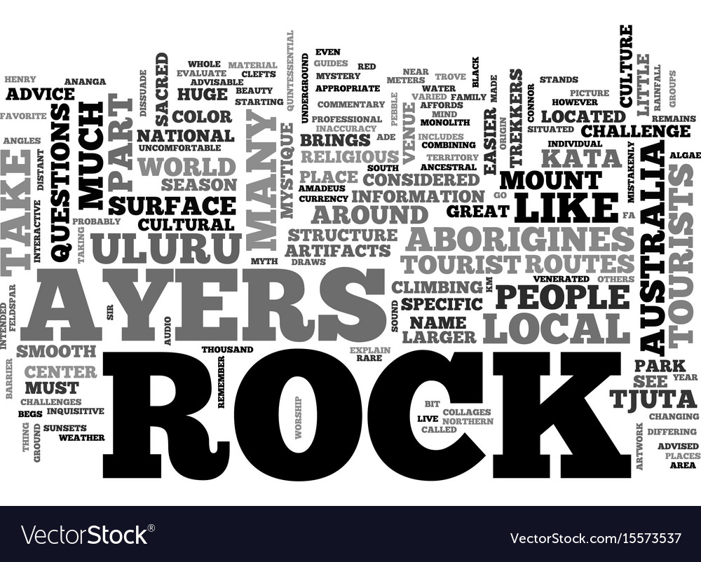 ayers rock mystery in the desert text word cloud word collages free