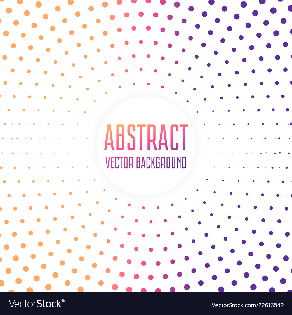 Abstract dots background Royalty Free Vector Image