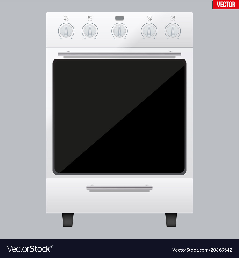 Classic kitchen stove Royalty Free Vector Image