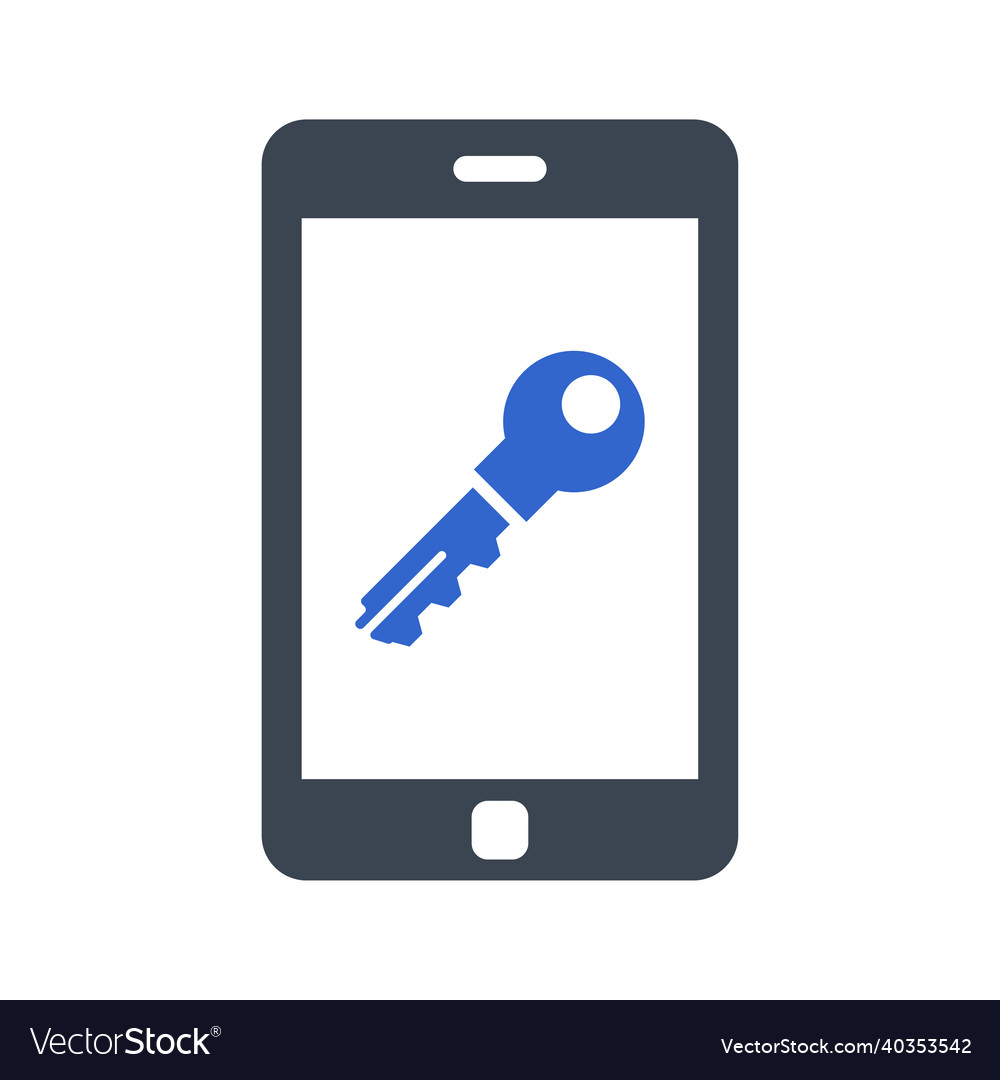 Mobile password icon