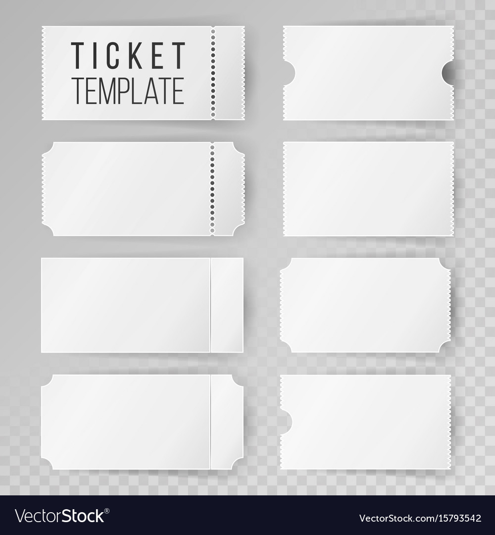 Ticket-Template Set moderne Hochzeit