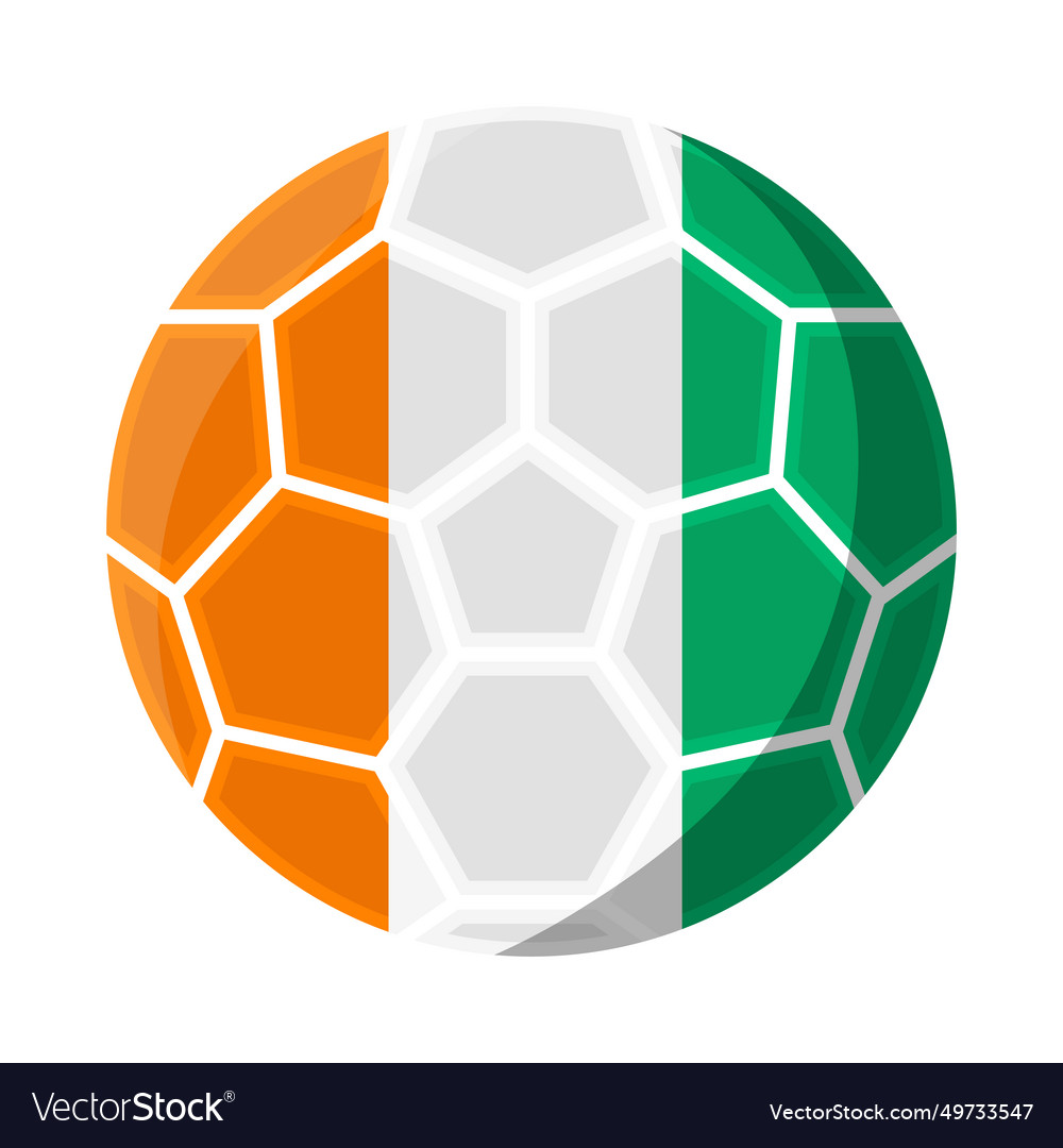 African Nations Cup Ivory Coast Soccer Ball Vector Image african-nations-cup-ivory-coast-soccer-ball-vector-image