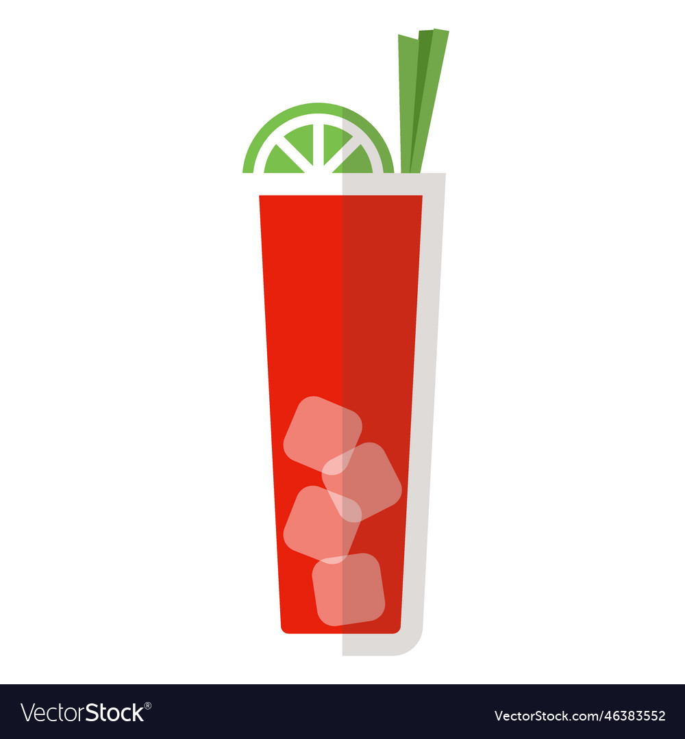 Bloody mary cocktail icon