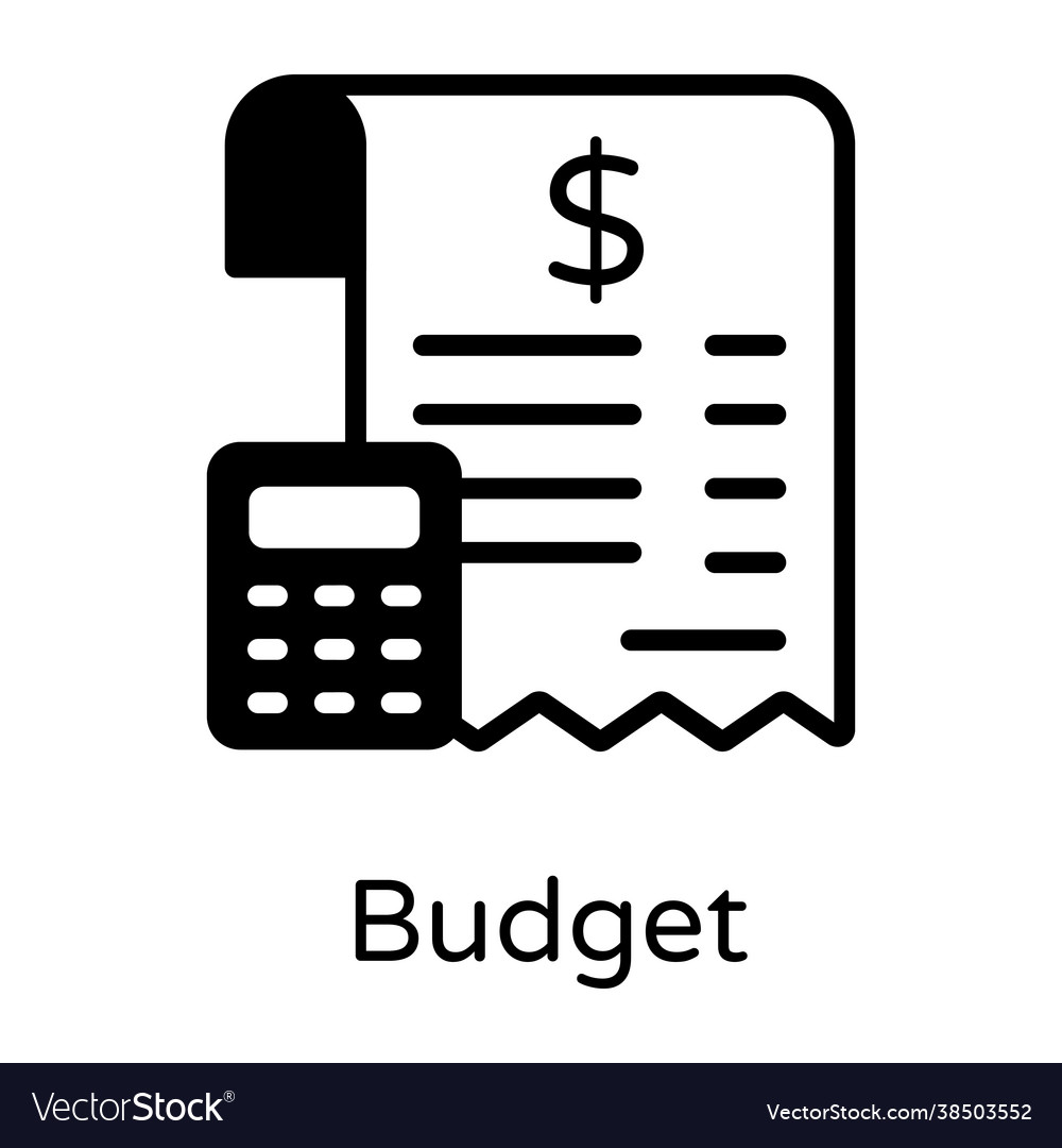 Budget accounting Royalty Free Vector Image - VectorStock