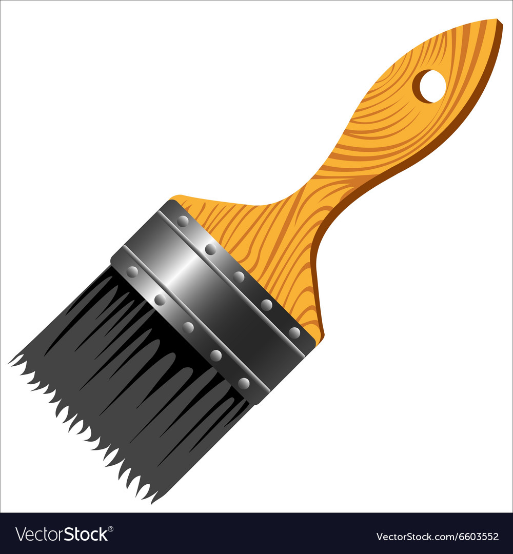 Paint brush Royalty Free Vector Image - VectorStock