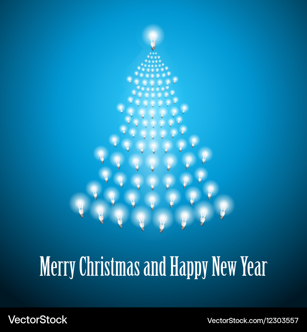 New year tree Royalty Free Vector Image - VectorStock