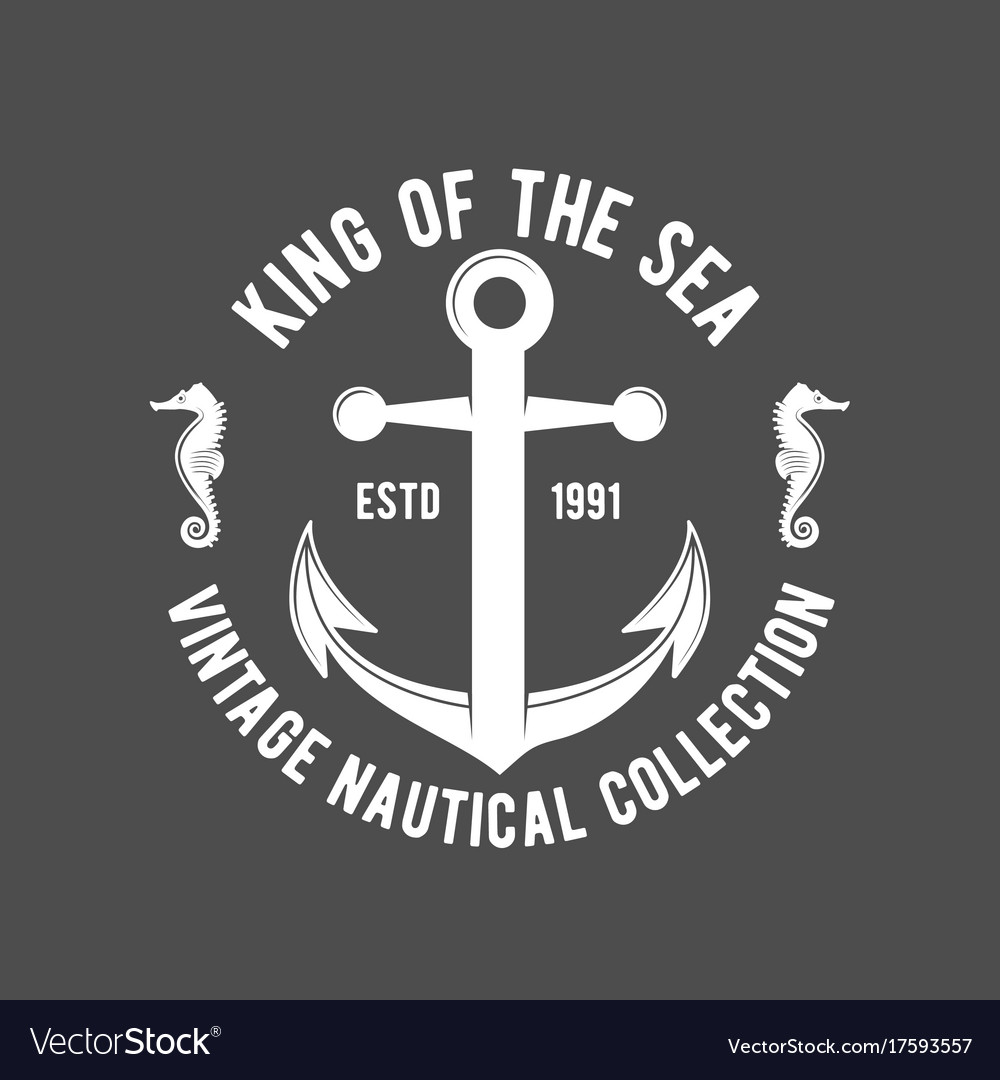 Set of yachting badges and logos Royalty Free Vector Image