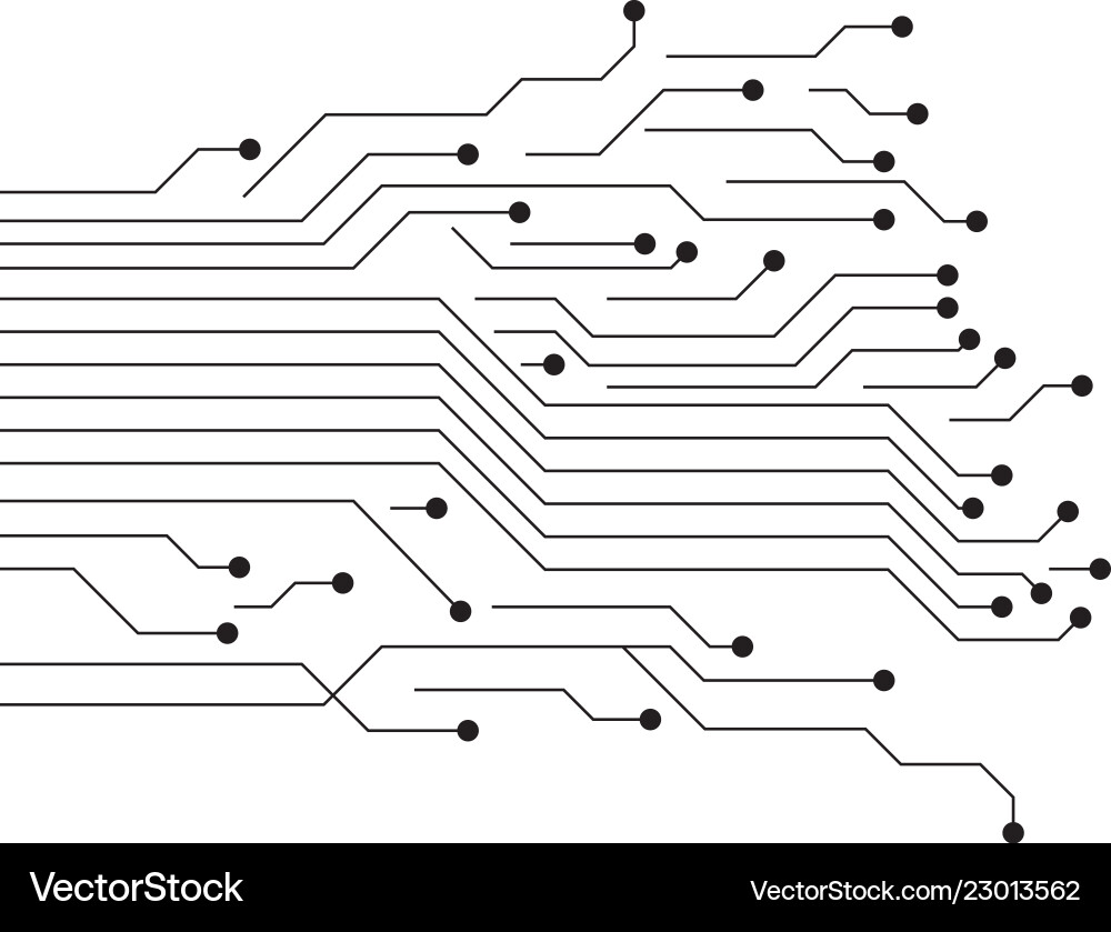 Abstract future digital science technology Vector Image