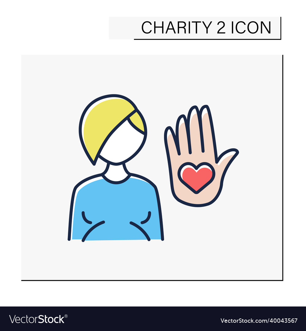 Abortion charities color icon