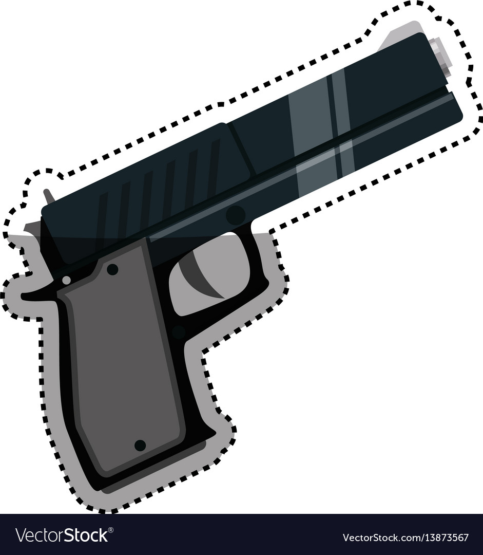 isolated handgun weapon royalty