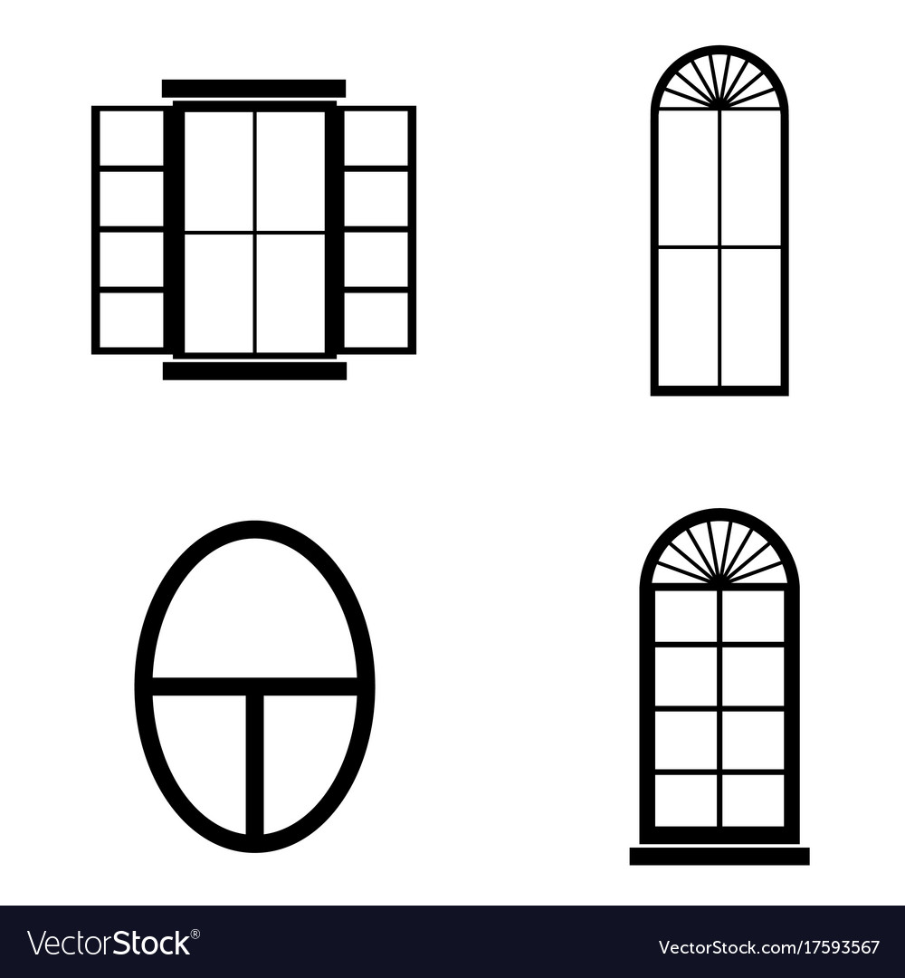 Window icon set