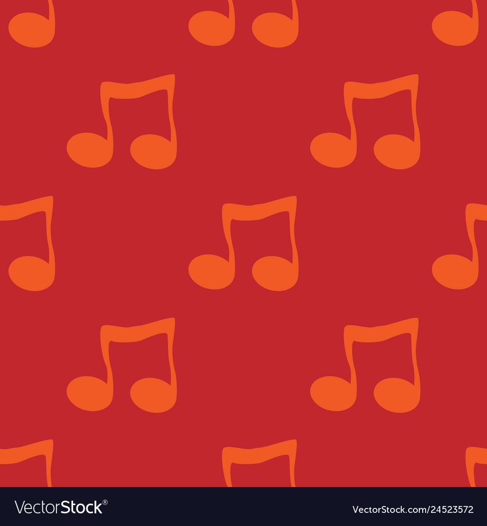 Music notes pattern Royalty Free Vector Image - VectorStock