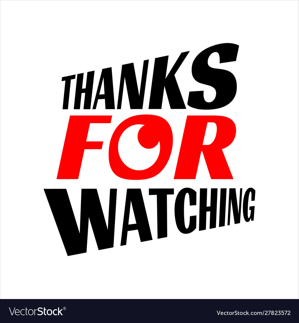 Thank You For Watching Background Vector Images 26