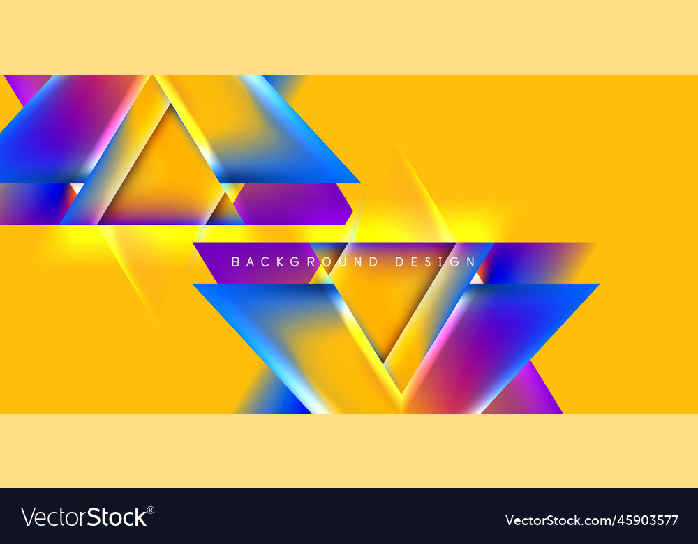 Futuristic triangle abstract background