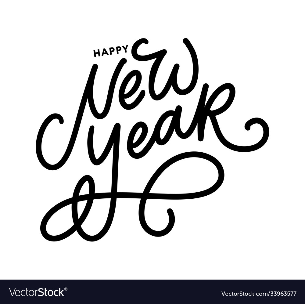 Happy new year 2021 beautiful greeting card Vector Image