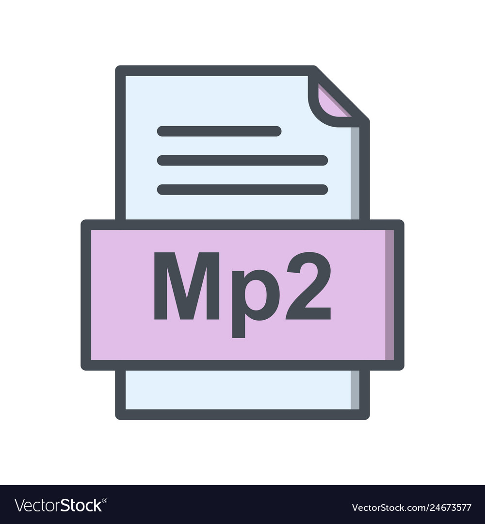 Mp2 file document icon