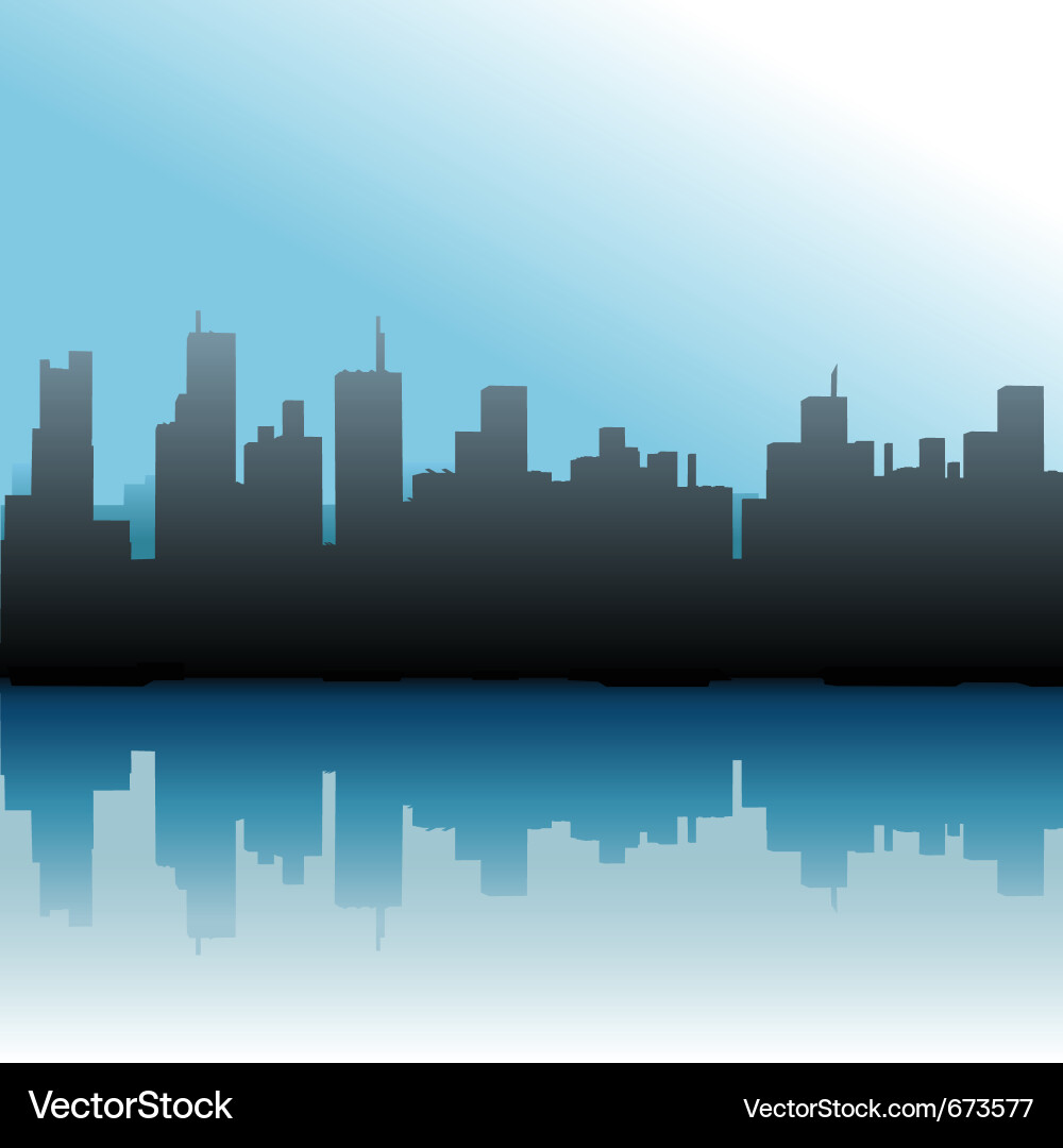 Urban skyline Royalty Free Vector Image - VectorStock