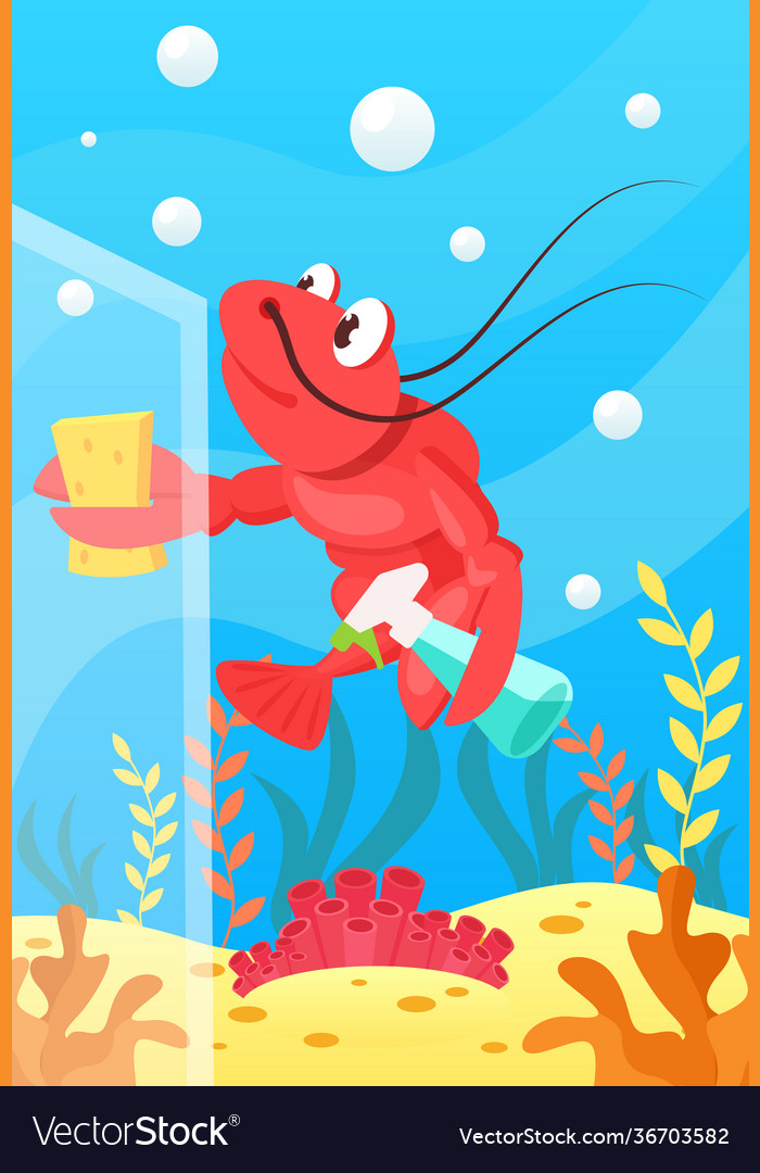 Cute smiling animals and underwater world Vector Image Cute smiling animals and underwater world Vector Image