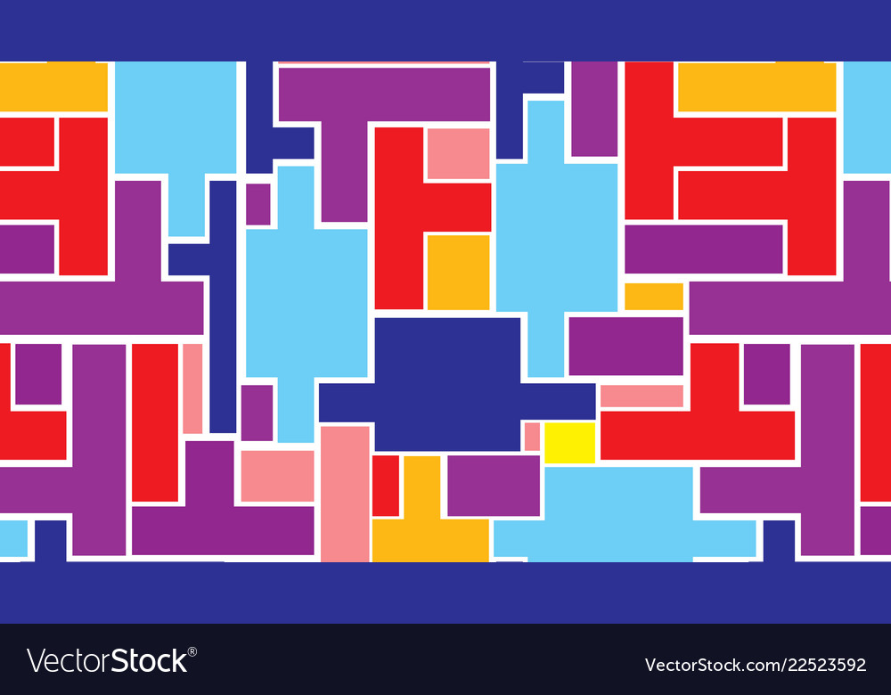 Abstract background from a variety of rectangular Vector Image
