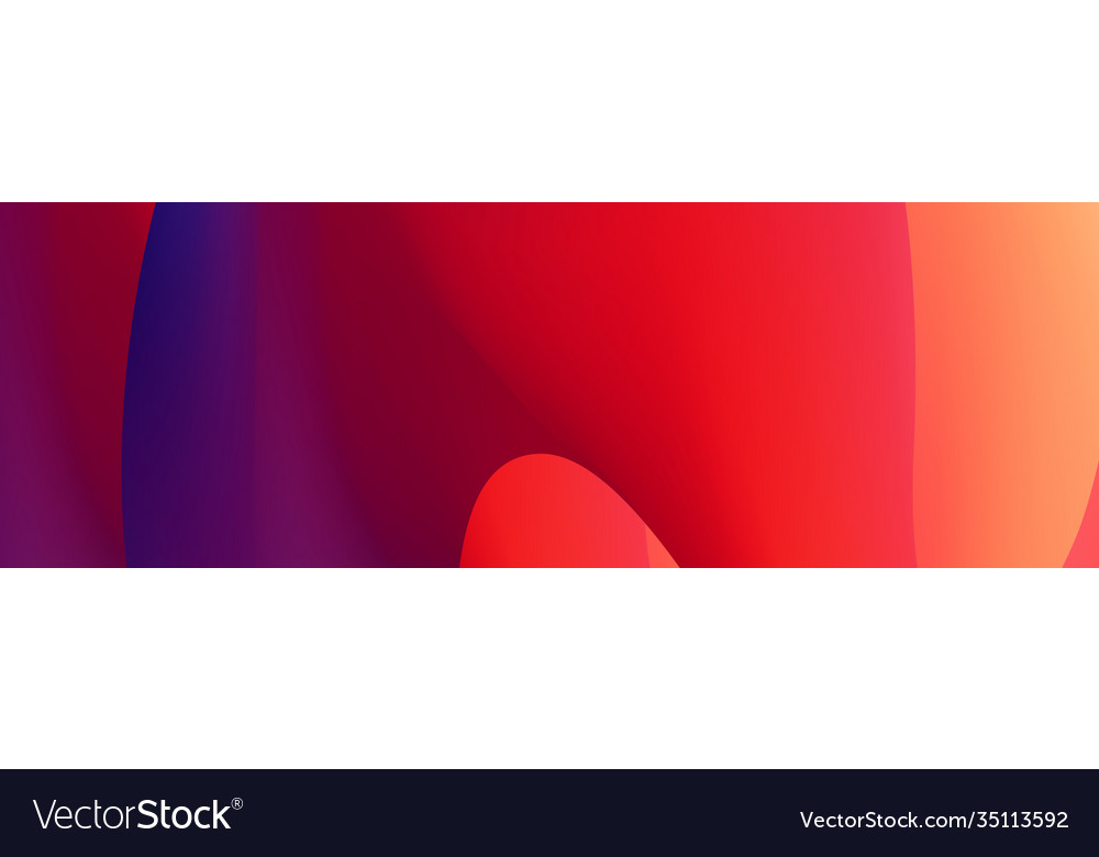 Banner gradient background modern with colorful Vector Image