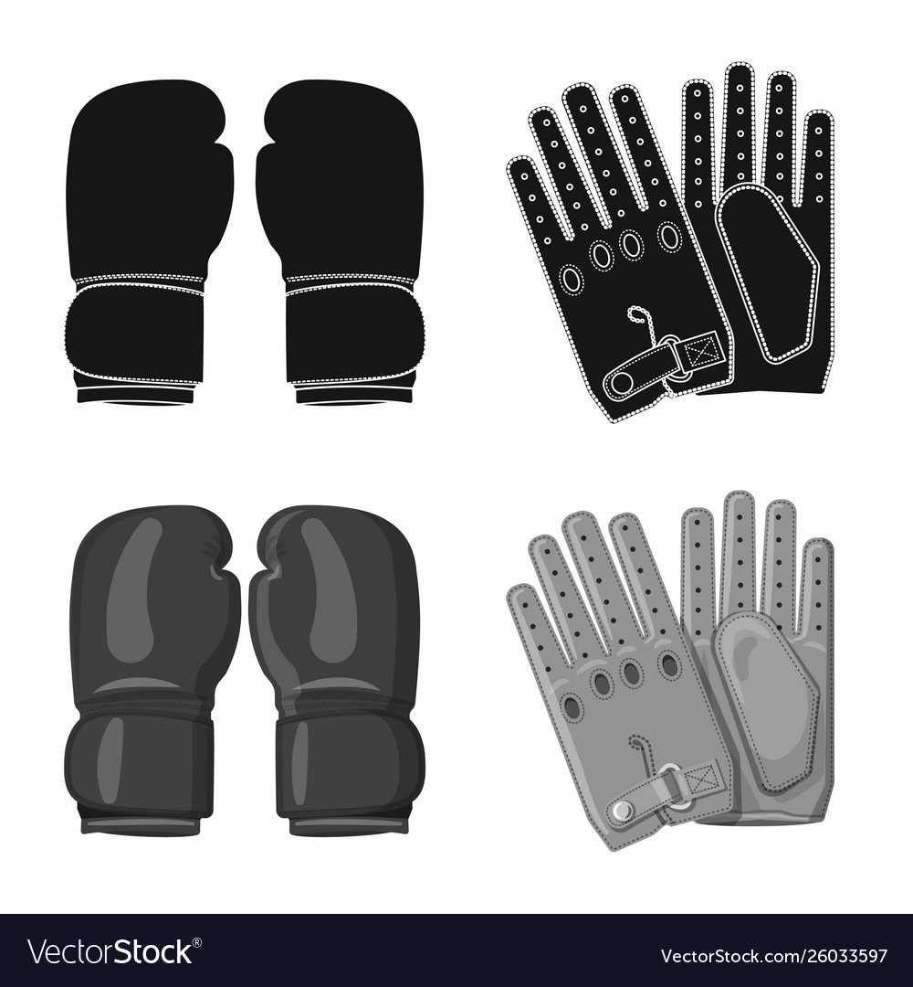 Glove und Winter-Icon-Set