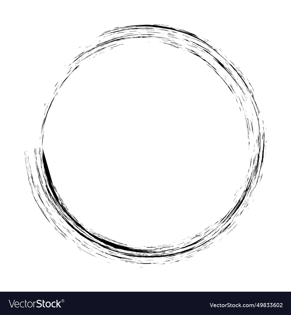 Circle frame border background shape template