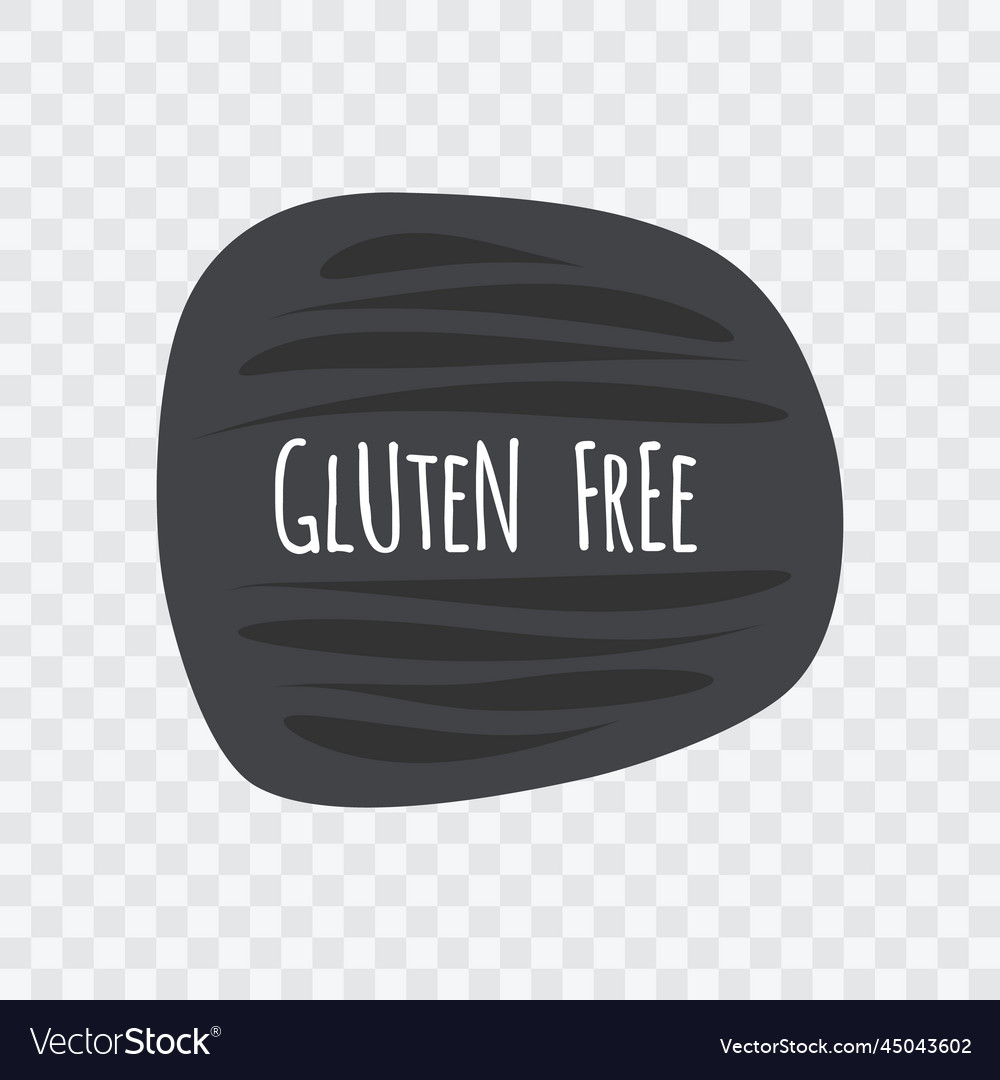 Gluten free icon gray isolated sign